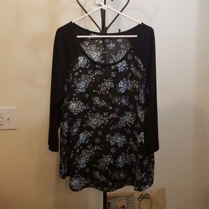 Torrid floral raglan